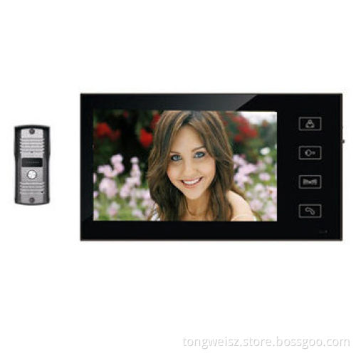 7-inch wired color video door entry for home